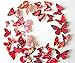 72 Pcs 3D Butterfly Stickers Home Decoration DIY Removable 3D Vivid Special Man-Made Lively Butterfly Art DIY Decor Wall Stickers for Wall Decor Kids Room Bedroom Living Room 6 Colors