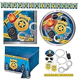 Olive Occasions Police Birthday Party Supplies