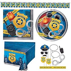 Olive Occasions Police Birthday Party Supplies