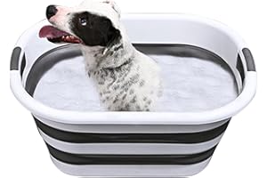 Foldable Dish Bowl | Portable Foldable Dish Washing Bin Basin, 40L Basket Space Saving Organizer For Snack Toys Books Bathroo