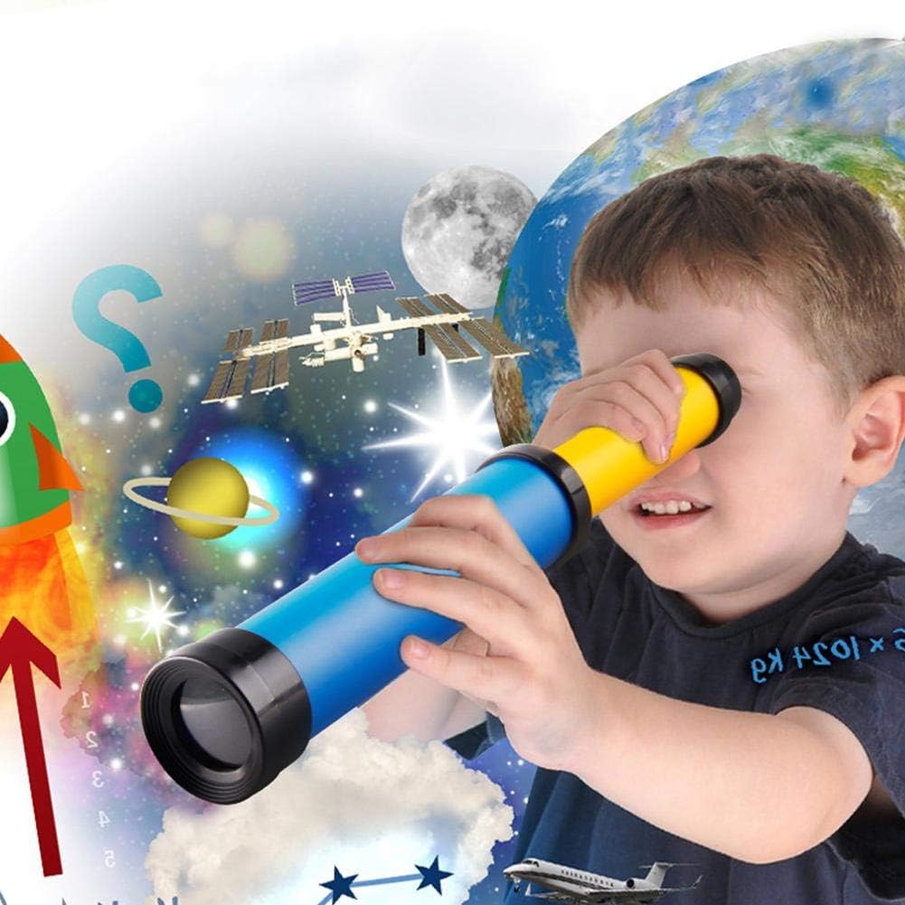 Telescope Toys for Kids, DIY Assembly Palyset Observation Toy Handmade