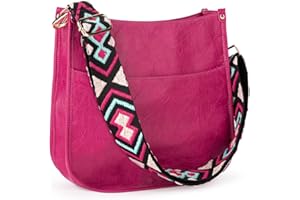 Viva Terry Vegan Leather Crossbody Fashion Shoulder Bag Purse with Adjustable Strap