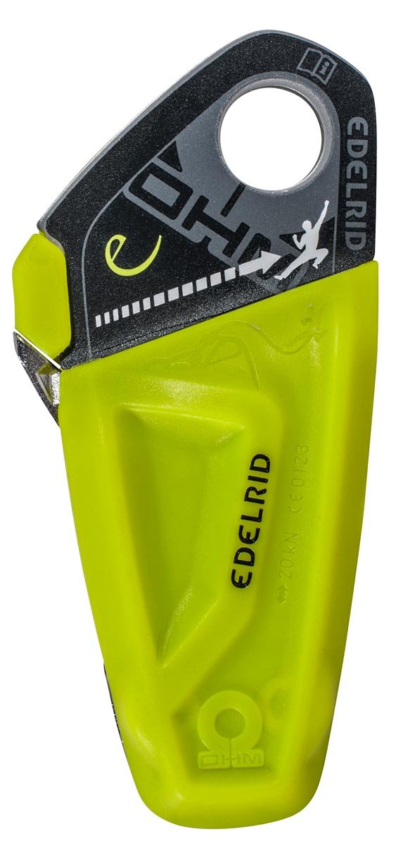 EDELRID Ohm Ascenders, Safety & Belay Devices green/black 2018 safety climbing accessories