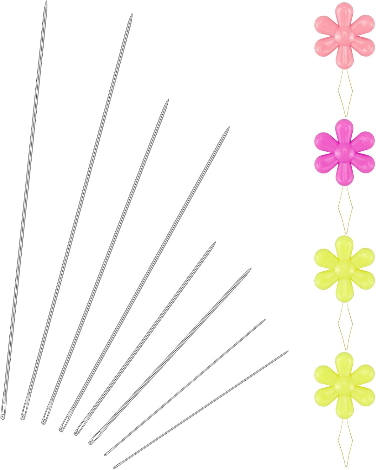 Homgaty 8 Pieces Upholstery Needle Long