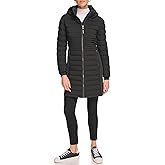 Calvin Klein Womens Long Light-weight Puffer Jacket