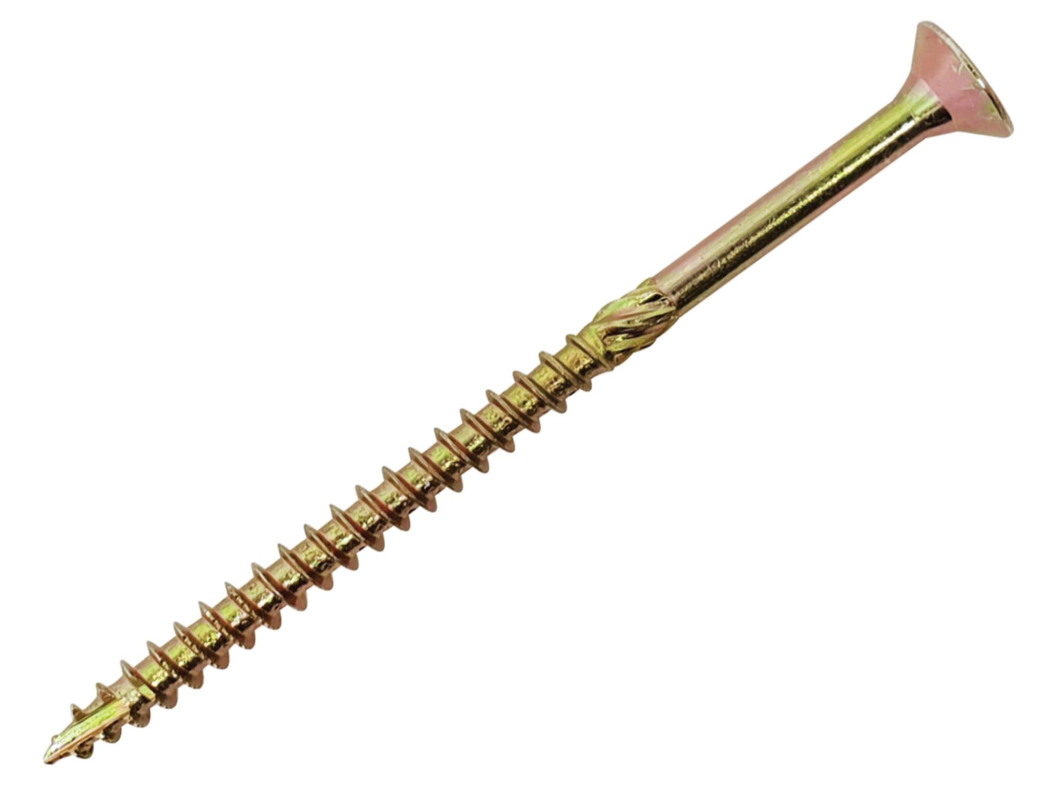 Spectre Advanced Multi-purpose Woodscrews | 6.0 x 90mm | Zinc Yellow Passivated | Box 100 — image 1