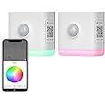 THIRDREALITY Smart Color Night Light 2 Pack, Matter Over WiFi, 3-1 Multi-Functionality, Work with SmartThings, Google Home, Apple Home, Alexa