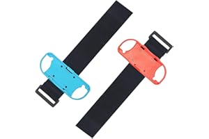 ZLY 2 Pack Wrist Bands for Switch Dance 2024 2023 2022 for Zumba Burn It up for Nintendo Switch & Swith OLED Model for Joy-Cons,Adjustable Elastic Strap for Adult and Kids