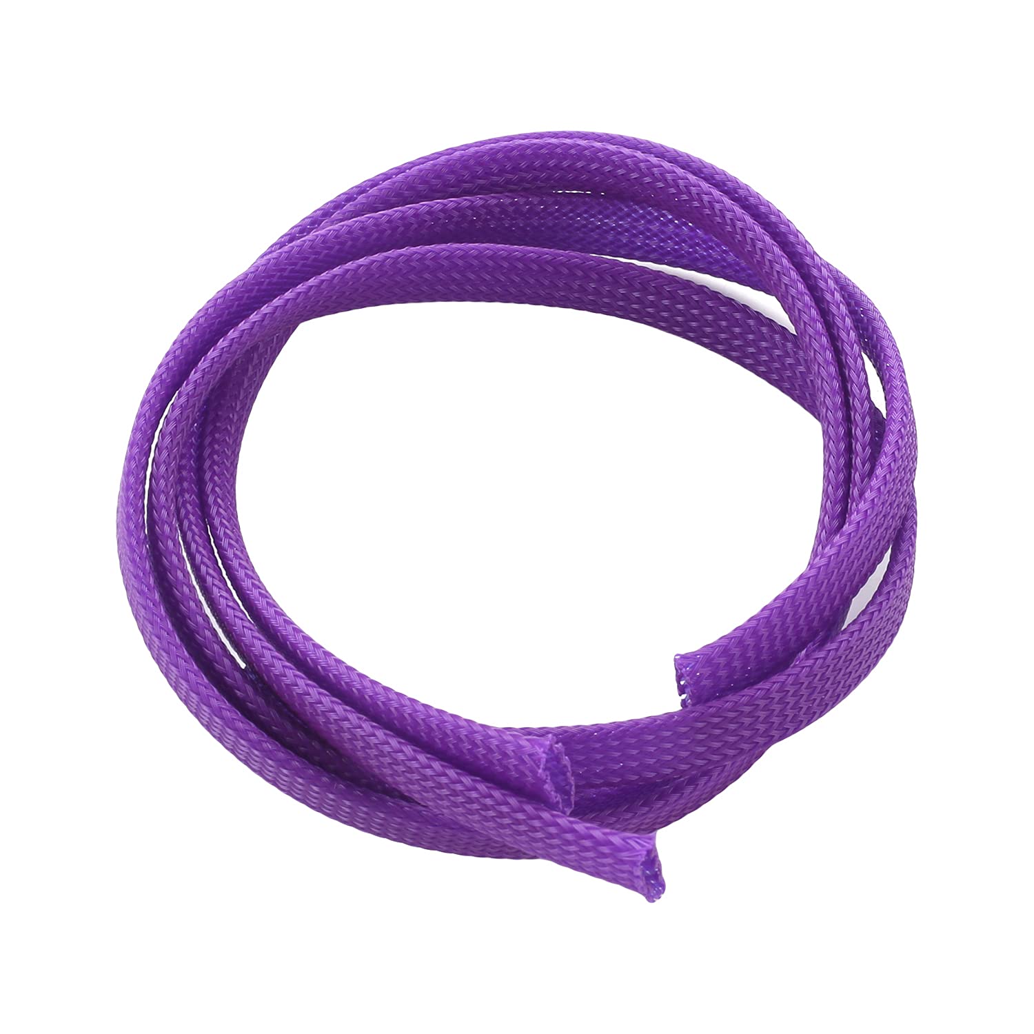 Othmro 1Pc Cable Tidy Sleeve, 0.5m Cable Protector, Desk Cable Management Cable Organizers Wire Tidy for TV/PC USB Cable, Pet Cable Protector, Purple (Width: 8mm)