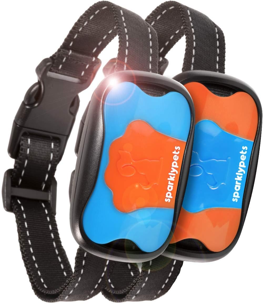 Humane Dog Bark Collar 2 Pack | Anti Barking Training Collar | Vibrating, No Shock Stop Barking for Small Medium Large Dogs | Excessive Barking Pet Corrector : Kitchen & Dining