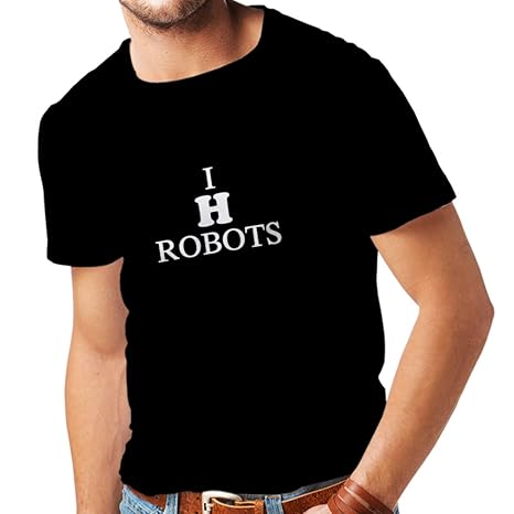 N4047 Ich Hasse Robots Unisex T-Shirt