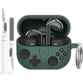 AhaStyle Silicone Case for Samsung Galaxy Buds 3 FE (2025) / Galaxy Buds3 / Galaxy Buds3 Pro (2024) with Cleaning Kit Retro Handheld Game Console Design Skin Cover for Samsung Galaxy Buds3 Series