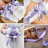 ZSYIULIA 20mm Baby Purple Satin Ribbon 22m Gift Wrap Craft Hotel Floral view 4