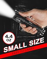 Maxesla LED Torch Battery Powered Zoomable 5 Modes Tactical Flashlight view 6