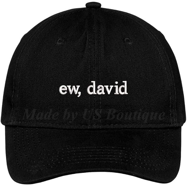 Happyaf Embroidered Adjustable Cap – Black 100% Cotton Low Profile Unstructured Hat