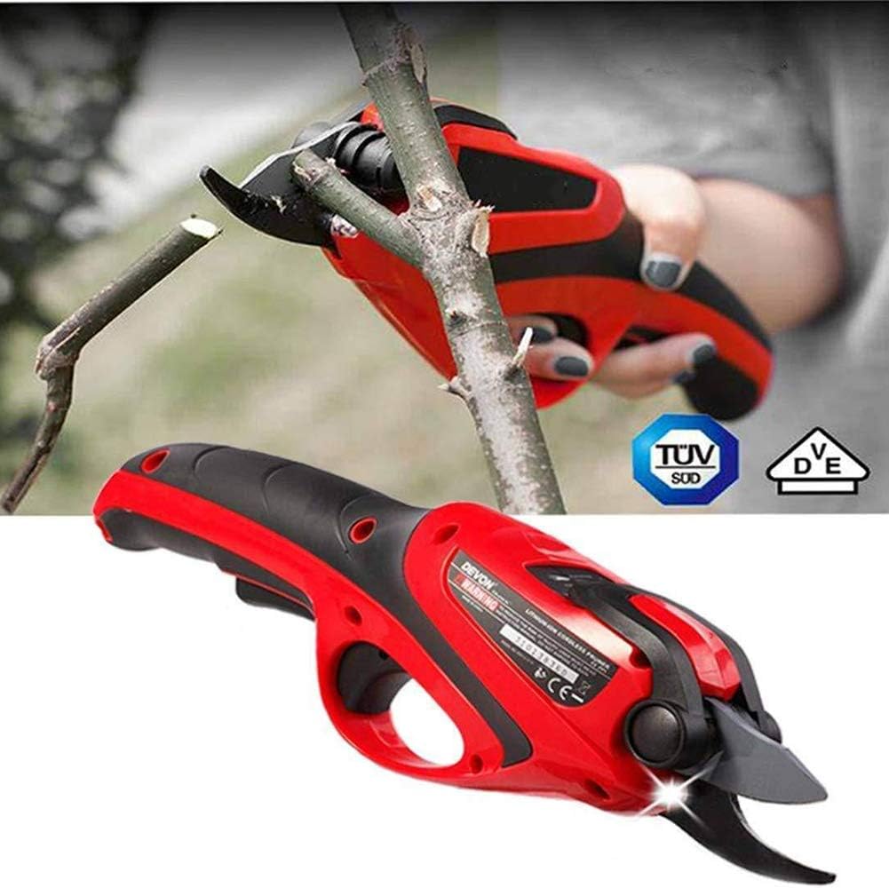 WANZZN Electric Pruning Shears, 4V Rechargeable Lithium Battery Large Capacity,Professional DIY Gardening Trimming Scissors, Garden Tools Trimming Branches