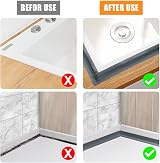 flintronic Bath Sealant Strip 10m Self-Adhesive PVC Caulk Tape 20mm Wide view 7