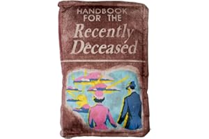 Franco Collectibles Beetlejuice for The Recently Deceased Book Bedding Super Soft Plush Decorative Throw Pillow, 14 in X 9 in, (Officially Licensed Product)