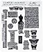 Stampers Anonymous Tim Holtz Cling Rubber Stamp Set, 7-Inch by 8.5-Inch, Attic Treasures