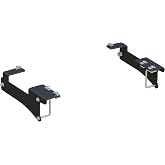 CURT 16429 Custom 5th Wheel Brackets for Silverado and Sierra 2500/3500 HD | Fits 2020 to 2026 2500 HD/3500 HD, Excludes Cab &amp; Chassis 3500 HD, No Drilling, Use with CURT 16104 or 16204 Rails