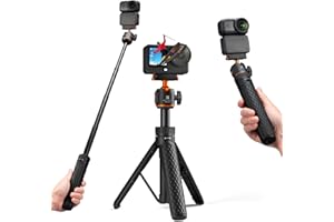 K&F CONCEPT 25.6"/65cm Mini Selfie Stick Tripod, Magnetic Quick Release Tripod Compatible with DJI Osmo Nano/Osmo Action 6, 2