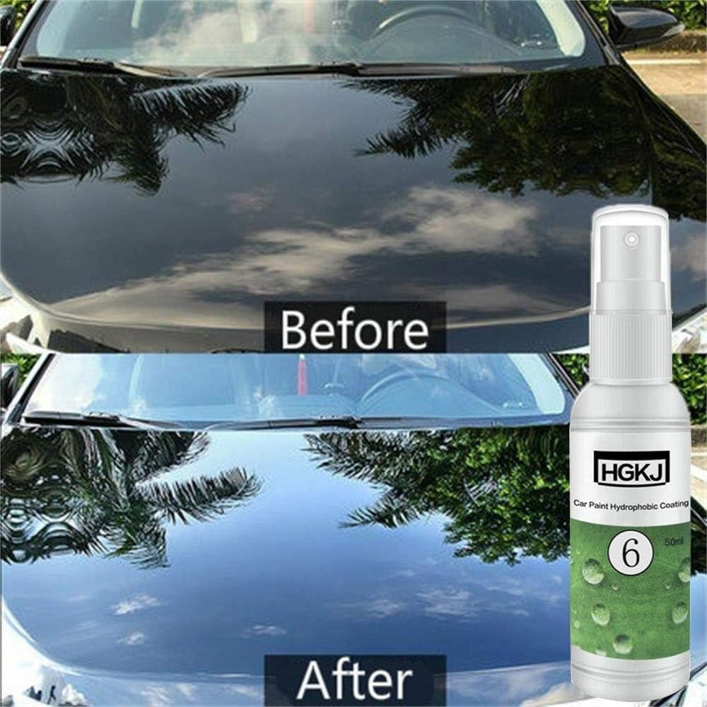 FidgetKute HGKJ-6 Nano Hydrophobic 50ml Car Liquid Glass Coating Wax Ceramic Polish Paint