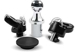 HRepair 60618 Puck System Gooseneck Hitch Ball Kit fits for 2013-2025 Dodge Ram 2500 3500-38000 lbs GTW/2-5/16 in Hitch Ball