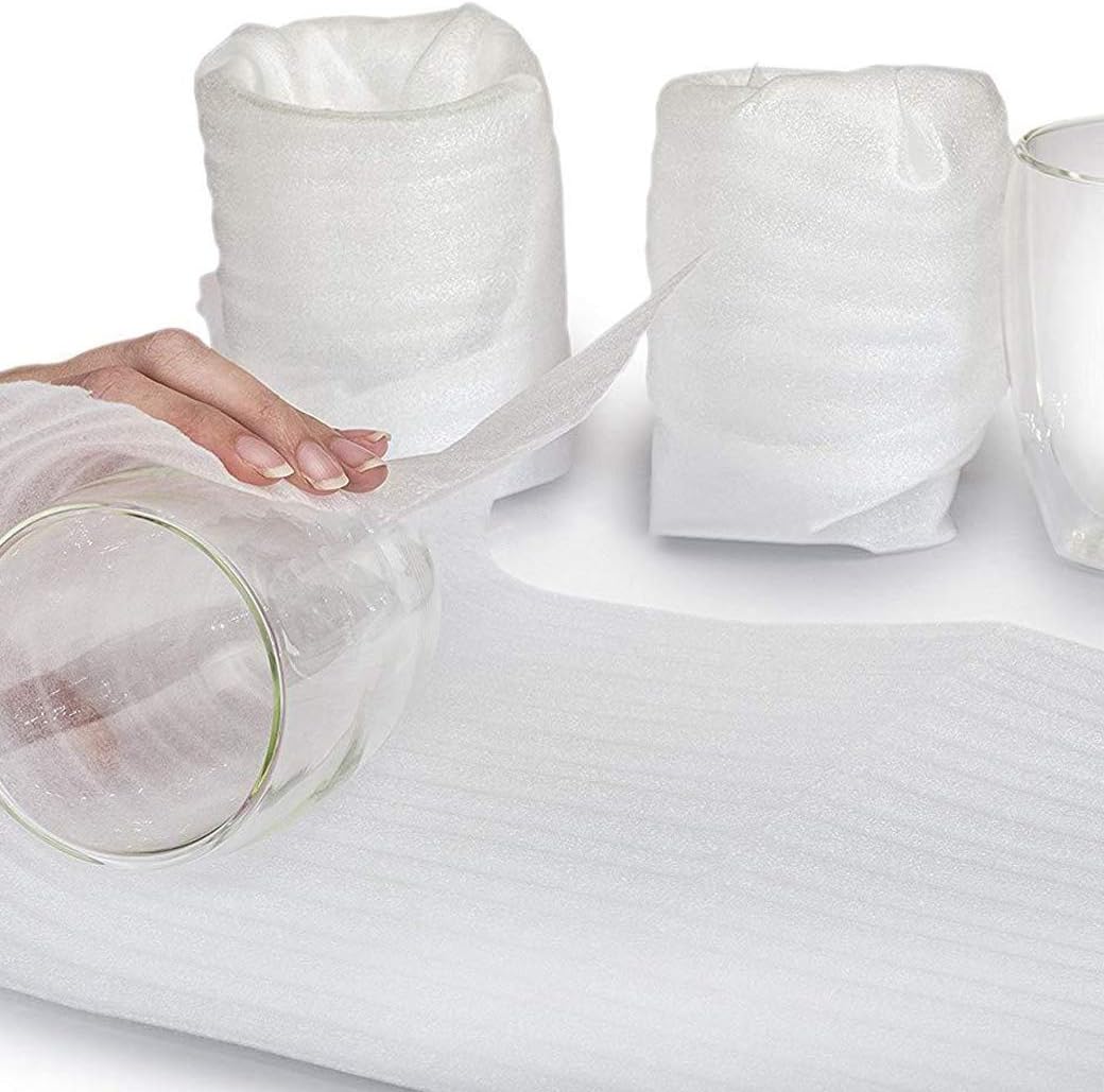 50 Pack Mighty Gadget (R) 12" X 12" X 1/8" Moving Supplies Packing Foam Sheets (White): Office Products