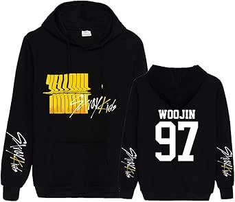 ACEFAST INC Kpop Stray Kids Hoodie Yellow Wood Felix ...
