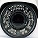 GW Security 5 Megapixel 2592 x 1920 Pixel Super HD 1920P Outdoor PoE 120FT Night Vision Weatherproof Security IP Camera with 2.8-12mm Varifocal Zoom Len