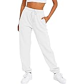 AUTOMET Women's Casual Baggy Fleece Sweatpants
