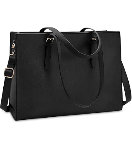 Amazon.com: Laptop Bag for Women 15.6 inch Laptop Tote Bag  display picture 3