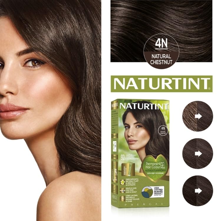 Naturtint Hair Color Permanent, 4N Natural Chestnut, 5.28 Ounce