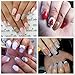 ECBASKET Coffin Nails Acrylic Nail Tips Short Ballerina Nails Full Cover False Nails 500 PCS 10 Sizes With Bag (Natural)
