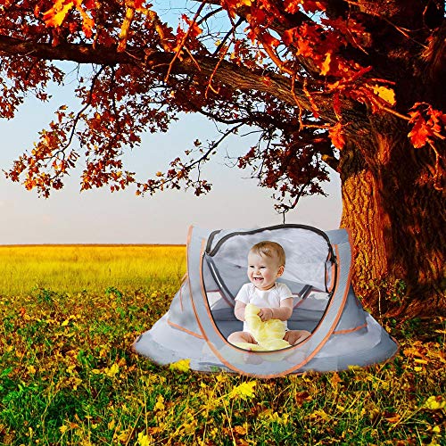 SiestaPod Portable Baby Sun Tent | Lightweight UPF 50+ Infant Skin Protection for Travel, Camping, and Play | Mosquito Net and Sunshade