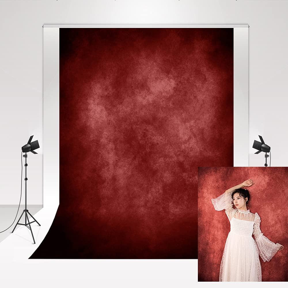Kate Wine red Backdrop 1.5x2.2m/5x7ft Classic Retro Wedding Photography Props Magazine Photograph Background Luxurious Rococo Style Abstract Velvet Texture Photo Booth — image 1