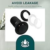 Wasserrhythm Basin Waste Black Pop Up Click Clack UK G1 1/4 BSPP view 7