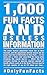1,000 Fun Facts and useless information: #Bluefacts by 