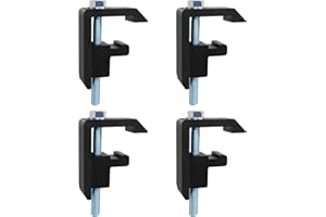 QYMOPAY QYMOPAY Track System Mounting Clamps, Truck Topper Clamps,for Toyota,Tacoma,Tundra Truck Bed Cover -4PCS Black