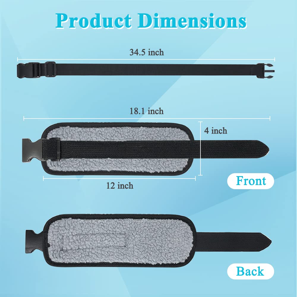 Zelen 2pcs Bed Limb Holders Hospital Bed Medical Restraints Patient Limb Holders for Hand, Feet, Ankle or Arm