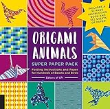 Origami Animals Super Paper Pack: Folding Instructions and Paper for Hundreds of Beasts and Birds--Includes a 32-page instruction book and 232 sheets of paper! (Origami Super Paper Pack) by Editors of CPi