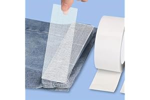 1 Roll Double Sided Fabric Hemming Tape No Sew No Iron, Self Adhesive Hem Tape for Clothes, Heavy Duty Fabric Tape for Pants 