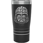 Tervis Traveler Star Wars - Character Wordle Engraved Darth Vader Triple Walled Insulated Tumbler Travel Cup Keeps Drinks Cold & Hot, 20oz, Darth Vader - Onyx Shadow