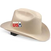 Jackson Safety Full Brim Cowboy Hard Hat, ANSI Z89.1 Type 1 &amp; OSHA | Cowboy-style Safety Helmet with Extra-Wide Sun Shade Brim &amp; Replaceable Sweatband, for Work &amp; Construction, Head Size 6.5-8