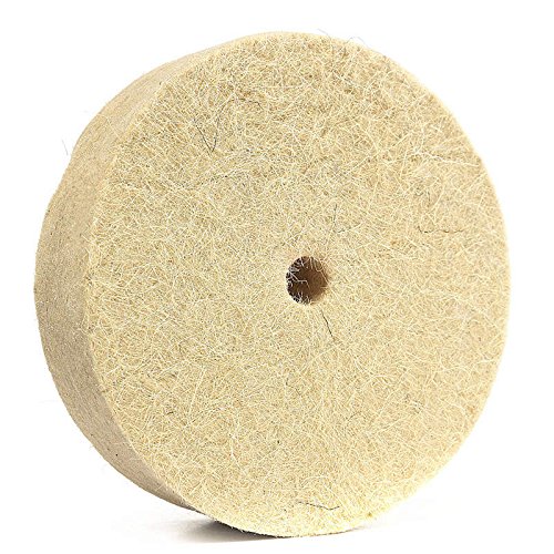 Wool Roving - 1pc 4inch Polishing Buffing Grinding Wheel Wool Felt Polisher Disc Pad 100mmx25mm Polisher Pads 4 Inch