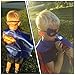 MIJOYEE Superhero Dress Up Costumes Capes for Kids (Boys Girls) and Mask set of 4 different styles