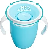 Munchkin Miracle 360 Sippy Cup 7oz Blue Non Spill BPA Free Dishwasher Safe view 2