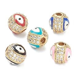 LiQunSweet 10 Pcs Charming Micro Pave Cubic