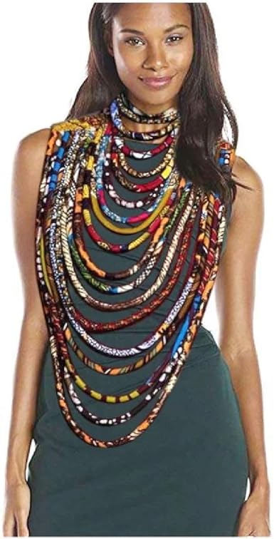 arete de tela de algodón con impresión africana, accesorios de tela de