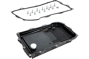 AUCERAMIC 8HP45 8 Speed Transmission Oil Pan w/Filter Gasket Screw Fit for BMW 230i 330i 335i 340i 428i 430i 435i 440i 528i 530i 535i 550i 640i 650i 740Li 740i 750i X3 X4 X5 24117624192 24118612901